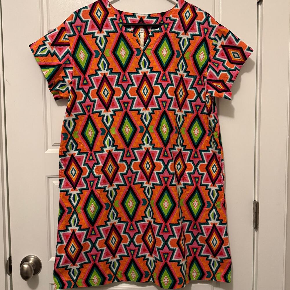 Uncle Frank Geometric Dress Cotton Large